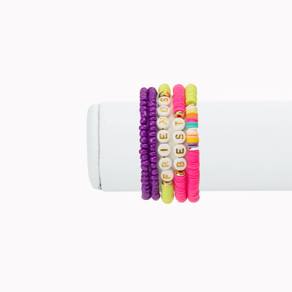 Bracelets "Chill Vibes" avec message