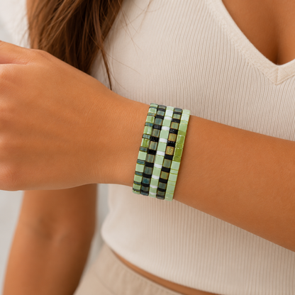 Bracelets Color Beat | Le neutre en mouvement