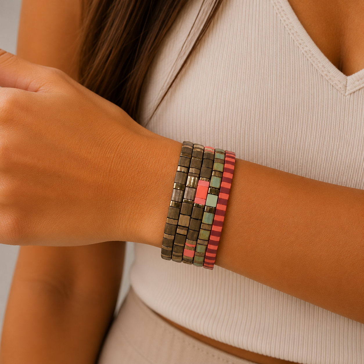 Color Beat Bracelets | Warm Beats
